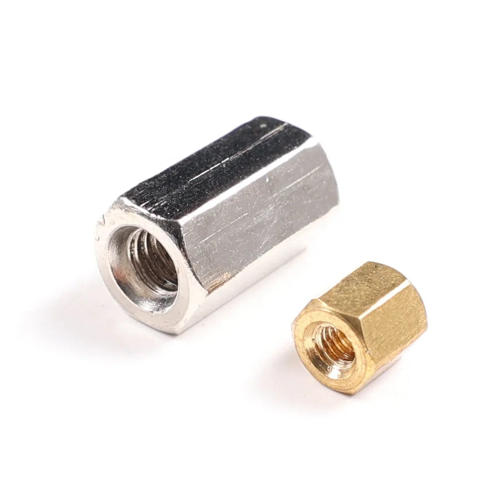 Custom M6 M16 Steel Brass Stainless Steel Hex Standoff Nut Spacer Coupling Nut