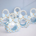 Luxury Party Small Paper Chocolate Candy Sweet Packaging Boxes With Bow Tie Wedding Favors Gift for Guests