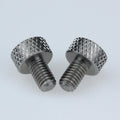 JeaSnn Adjustment Knob 8-32 Knurled Hand 303 Stainless Steel Thumb Screw for Adjustment Knob