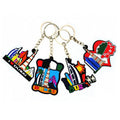 Souvenirs Cheap Personalized 3d Dubai Custom Rubber Keychain