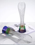 ADL New Crystal Glass Awards Big Glaze Cup Vase Crystal Crafts Blank Glass Sports Trophy Award With Customized Words and Logo