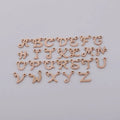 Wholesale Diy Accessories Pendant Bracelet Letter Charms Stainless Steel Jewelry Customized Charm