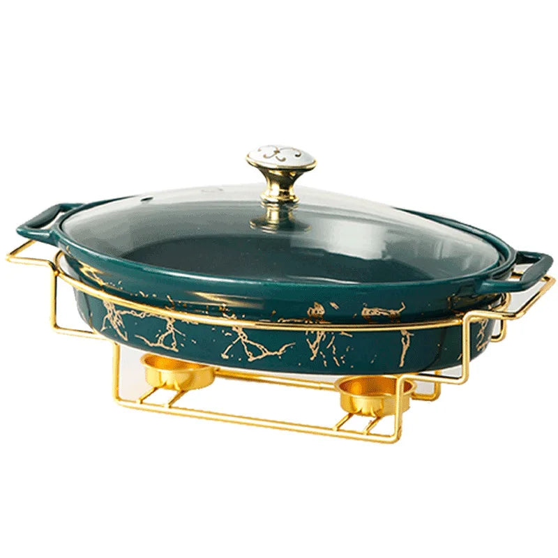 Nordic Oval Home Hotel Dining Room Kitchenware Cookware Ceramic Casserole Soup Pot