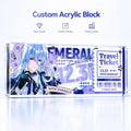 CNAWO Hot Custom UV Printed Cartoon Acrylic Block