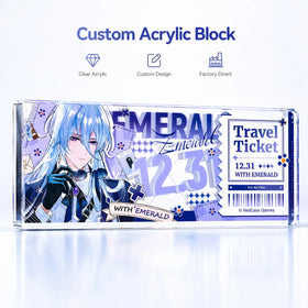 CNAWO Hot Custom UV Printed Cartoon Acrylic Block