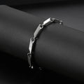 Wholesale Hip Hop Bullet Chain Tarnish Resistant Stainless Steel Fashion Design Melon Seed Chain Bracelet for Men Women