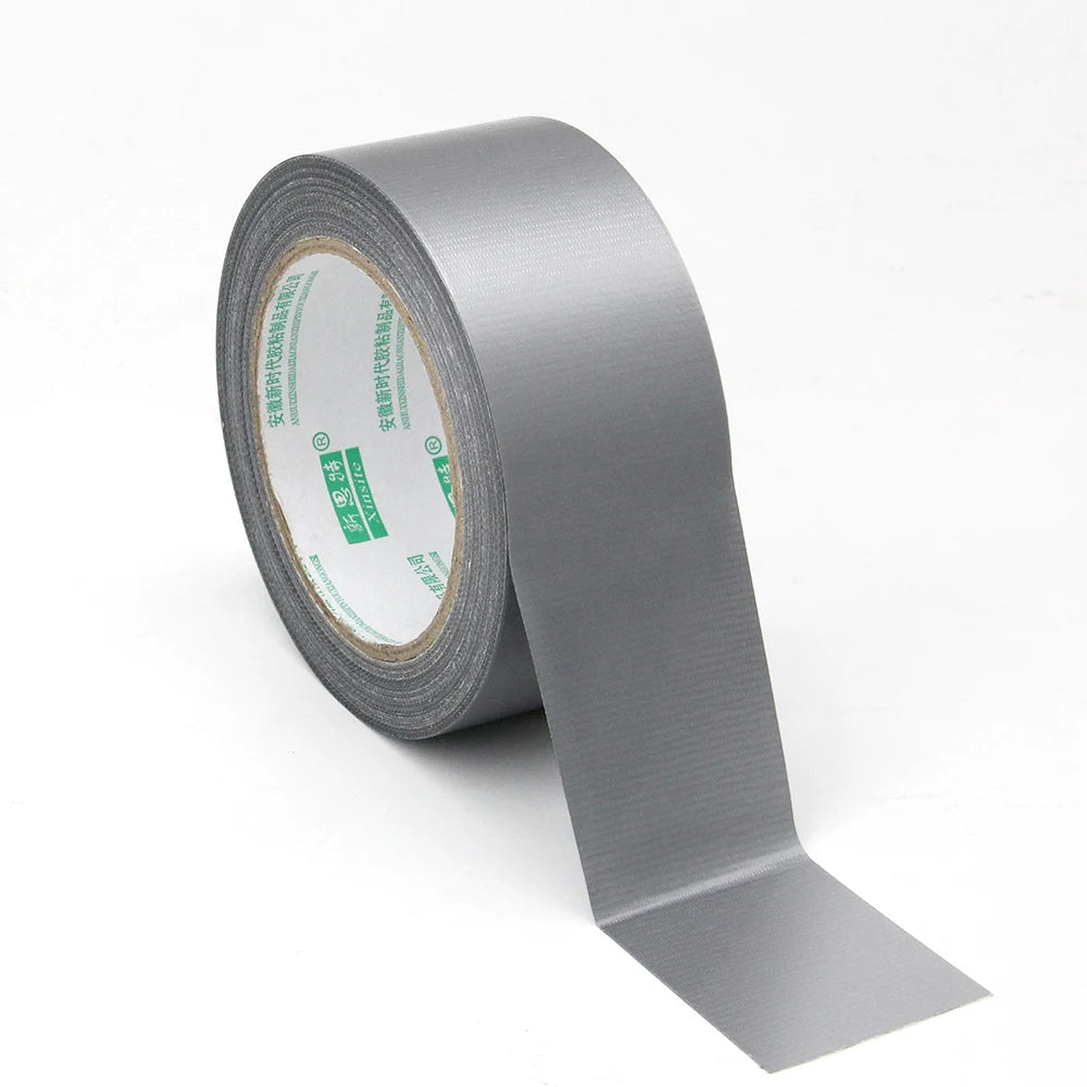 Hot Selling 0.23mm 9mil 2Inch X 20yds Acrylic Rubber Single Sided Pressure Sensitive Masking PE Easy Tear Duct Cloth Tape
