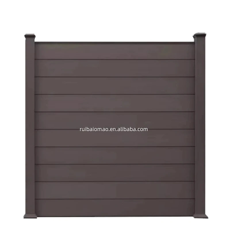 Modern Design High Secure Privacy Black Aluminum Alloy Garden Slat Fencing for Houses Privacy Fence Screen
