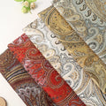 BC Special Cashew Brocade Jacquard Fabric Flame Retardant Blackout Stain Resistant Bohemian Home Textile Upholstery for Sofa