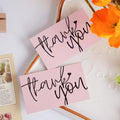 Whole Sale Handmade Thank You Greeting Cards Create Your Own logo Greeting Business Card Display