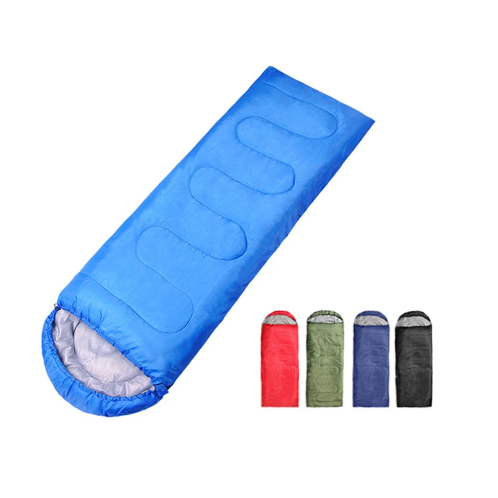 Factory Cheap Hooded Envelope LOW MOQ 170T Polyester 3 Seasons Sleeping Bags for Outdoor