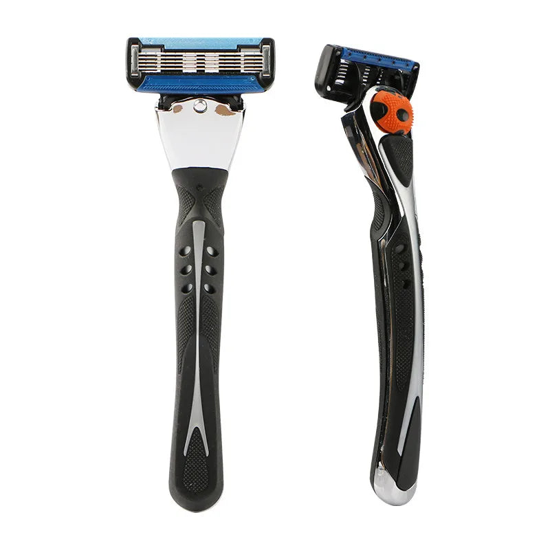 Men Beard Razor 5+1 Trimmer Metal Razor for Men Shaving