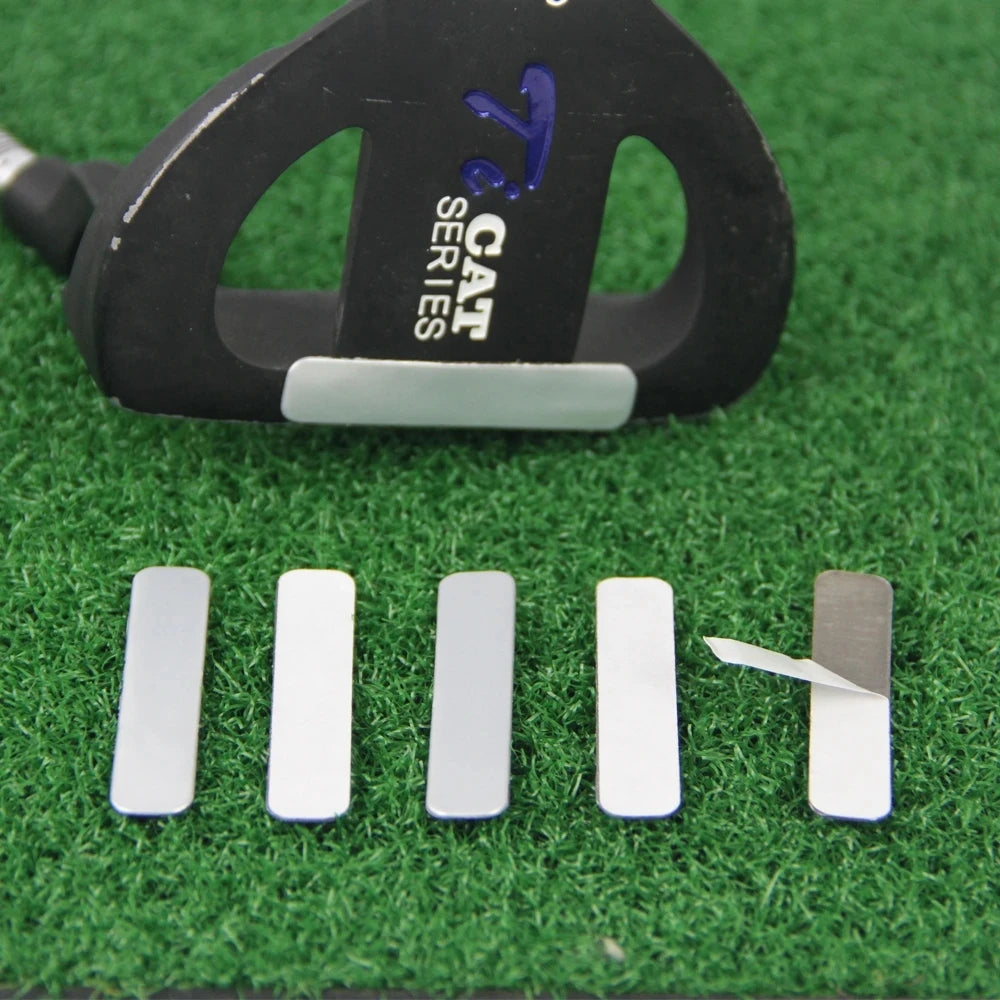 New Arrival Silver Durable Golf Training Aids Swing Weight Sticker Lead Tape 5x1cm 3.15g Driver Iron Putter Tennis Racket Swing