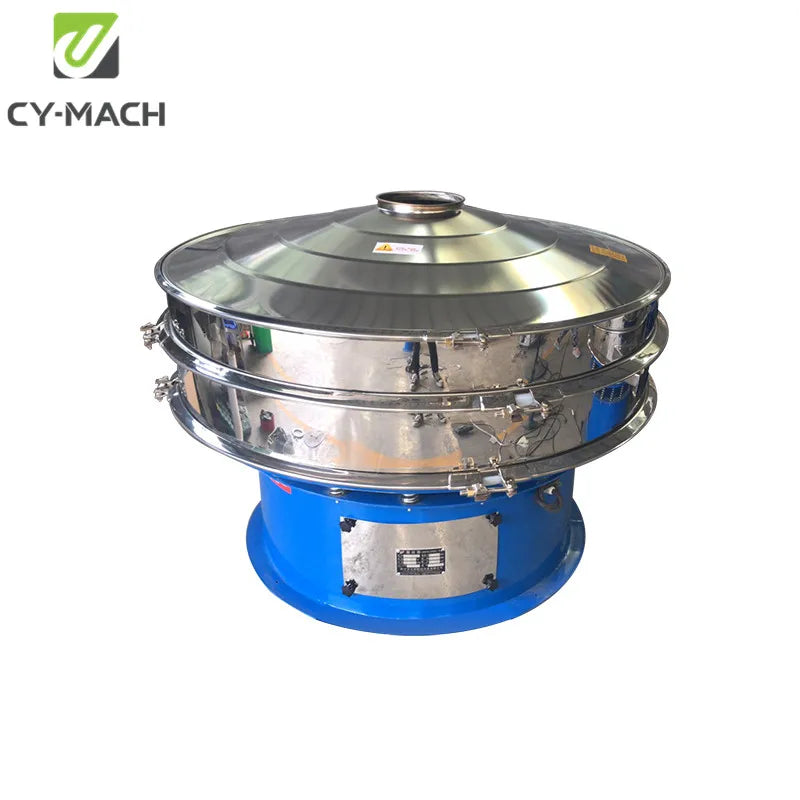 Rotary Vibrating Sieve for Soy Milk Industrial Tamiz Pollen Sifter Glucose Powder Wheat Starch Flour Vibrating Screen
