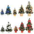 MARCH EXPO 2022 8 Inch 12 Inch 16Inch High Small Artificial Tabletop Christmas Pine Tree for Xmas Decor