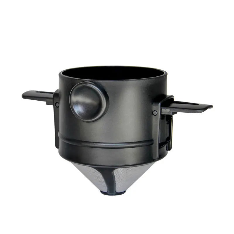 Custom Logo Foldable Drip Coffee Tea Holder Portable Coffee Filter Paperless Pour Over Coffee Dripper