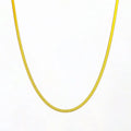 Joolim Jewelry 2MM Herringbone Necklace Waterproof Stainless Steel Snake Chain Necklace