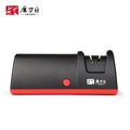 TG1905 Sharpening Stone 2 Stages Diamond Quick Kitchen Knife 2 Slot Steel Ceramic Wireless USB Chargeable Electric Sharpener