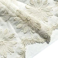 Latest Guipure Milk Silk Embroidery Tassel Switzerland Cotton swiss Lace Fabric