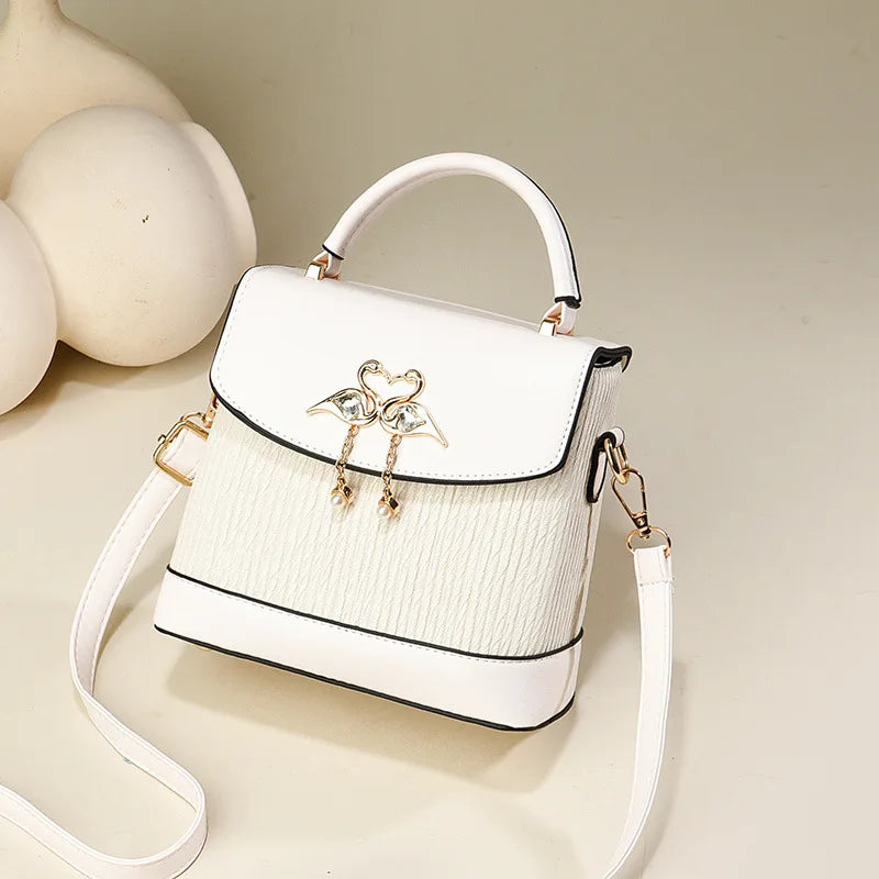 Factory Fashion High-End Women's  Handbag 21964 Crossbody Shoulder Bag with Cover Closure in Stock