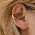 Fashion Punk Rock Vintage Style Skull Hand Ear Cuffs Ear Cuff Clip Earrings No Piercing Cartilage Goth Earring Jewelry Gift
