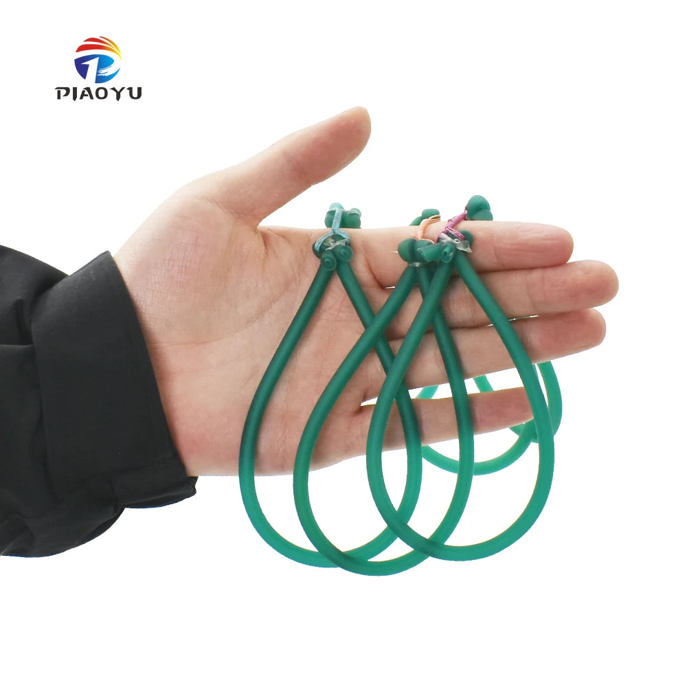 PIAOYU New Fish Shooting Slingshot Special Leather Rubber Band Powerful High Elasticity Rubber Band 3 Pieces Per Set