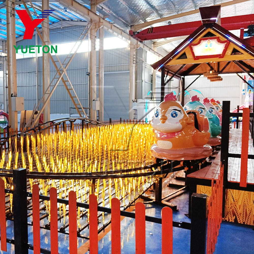 In Stock Now Kiddie Rollercoaster Mini Indoor Kids Electric Train Amusement Park Attraction Backyard Roller Coaster for Sale