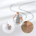 Merryshine Rose Minimalist Other Fashion 925 Sterling Silver Fine Jewelry Highland Cow Pendants Necklaces for Girls