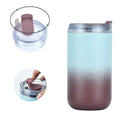 Wholesalers Reusable 500ml Double Wall Stainless Steel Tumbler 17oz Travel Coffee Mug Straw Leakproof for Hot Beverages