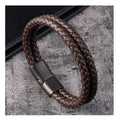 Yunse Custom Brown Stainless Steel Charm Bracelet 2024 Luxury Hot Selling Punk Style Unisex Gift Jewelry