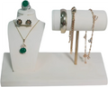 Fashion original design portrait necklace stands with bracelet display rack multifunction jewelry show props