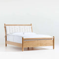 Wholesale Modern Design King & Queen Size Beds Durable Soft Fabric with Solid Wood Furniture