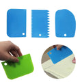Multipurpose Food Safe Eco-Friendly Silicone Cake Cream Scraper Baking Kitchen Pasta Pastry Dough Scraper