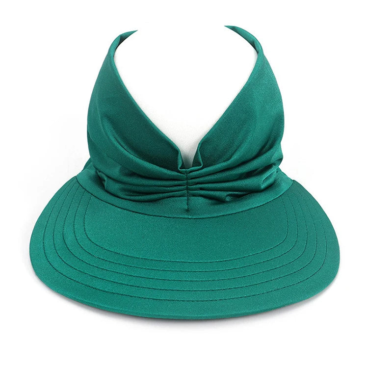 Summer New Elastic Women Sun Hat Sunshade Sun Visor Hat UV Protection