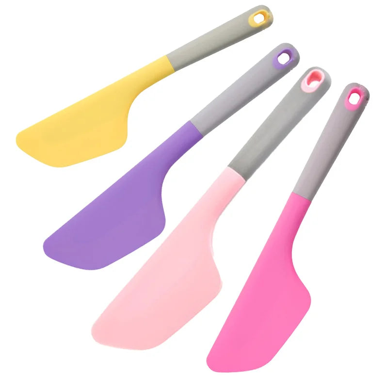 Stock Large Colored Silicone Mixing Spatula Cake Cream Spatula Kitchen Baking Tools Mixing Cooking Baking Cake Cream Baking Tool