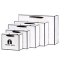Custom Design Ribbon Handle Luxury Jewelry Cosmetic Gift Bag