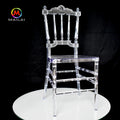 Clear Crystal Plastic Acrylic Resin Chiavari Wedding Chair MegaBDM