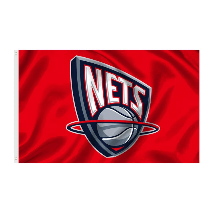 Custom 100% Polyester 3x5 Ft Sports Club Basketball Team Flags with Digital Printing Display Accessories