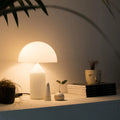 Modern Nordic Luxury Glass Table Lamp Warm White LED Indoor Shade Decoration for Home Bedroom Study with Custom Packing DC