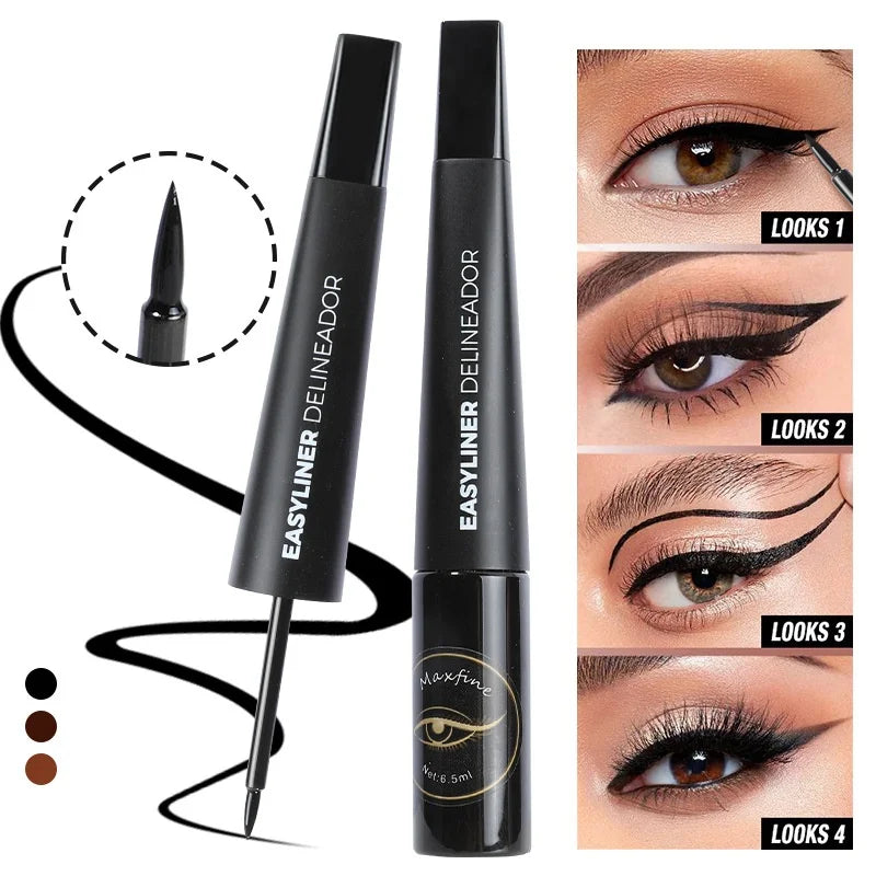 Wholesale Makeup Eyeliner Liquid Pen Waterproof Oil Proof Non Smudging Quick Dry Ultra Fine Liquid Eyeliner for Eye Makeup