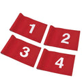 Numbered Golf Target Flag Golf Practice Waterproof Putting Green 420D Nylon Mini Pin Flags for Indoor Outdoor