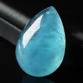 Wholesale Natural Blue Aquamarine Quartz Gemstone Droplet Shaped Pendant Crystal Pendant for Gift