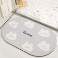 Factory Price Non Slip Quick Drying Diatomite Super Absorbent Bath Floor Mat Foot Bathroom Rugs Carpets