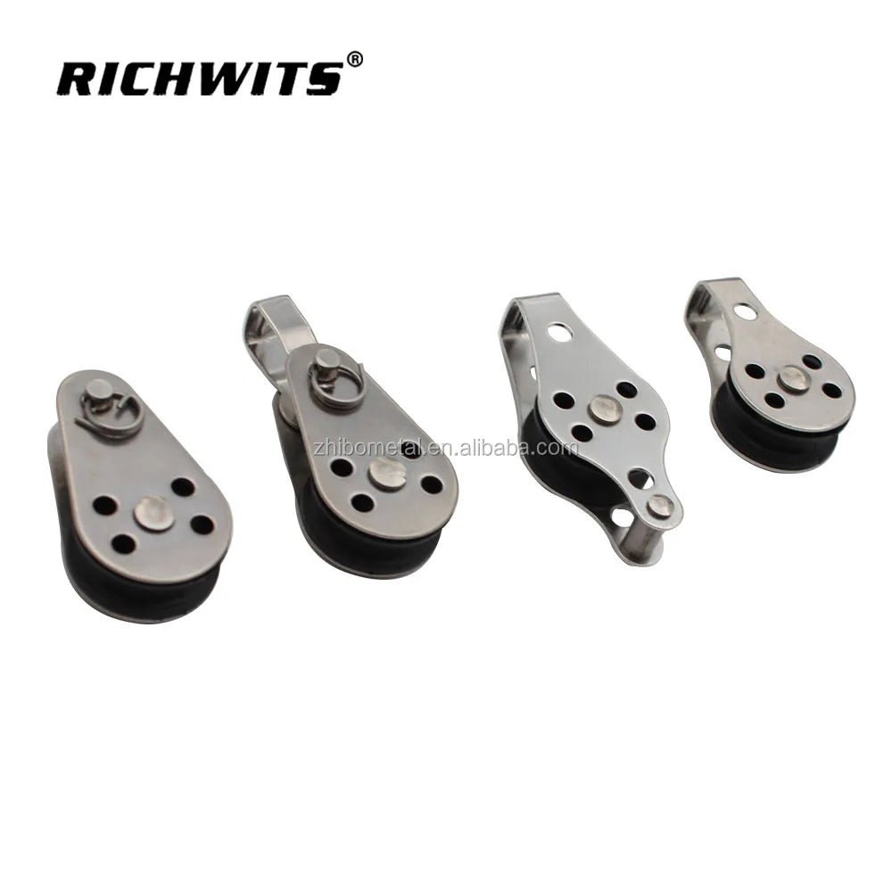 Factory 316 Stainless Steel Sailing Block Marine Rope Pulley for Marine Hardware