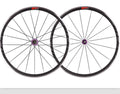 RUJIXU 700C Road Bike Wheel Set Carbon Fiber Hub with Aluminum Alloy Rim & Steel V Brake System