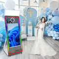 Factory Direct Sale Selfie Digital Mirror Photo Booth With Touch Screen Camera and Printer Magic Mirror Photobooth Machine