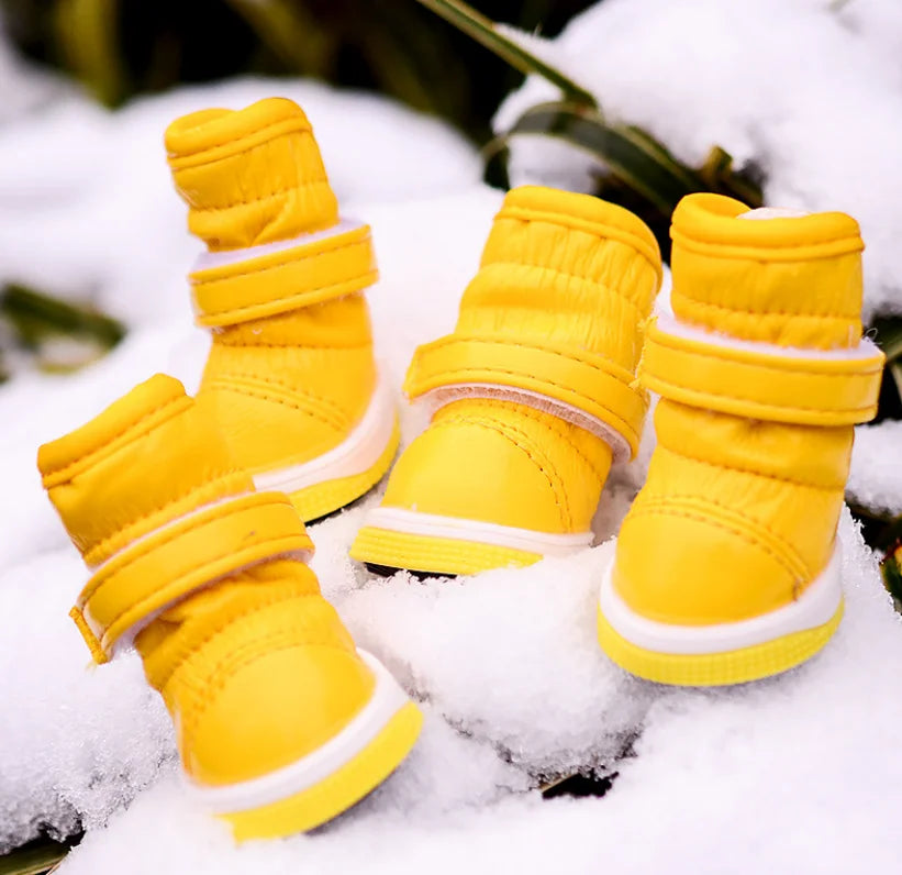 Wholesale Winter Fur Snow Boots Dog Shoe