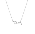ACME 925 Sterling Silver Constellations Choker Necklace Fashion Delicate Zircon Astrology Virgo Zodiac Personalized Design Women