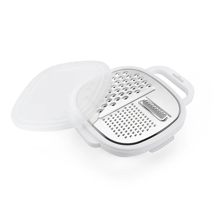 Creative 3-in-1 Stainless Steel Eco-friendly Durable Kitchen Gadget Multifunction Vegetable Cheese Grater Salad Use Manual