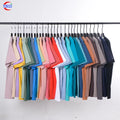 YinQu Wholesale High Quality 240g 100% Cotton Unisex Tee Shirt Custom t Shirt Printing Blank Tshirt Sports Short Sleeve Tee